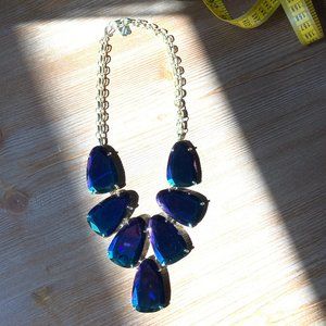 Kendra Scott Rare Harlow Black Iridescent Necklace